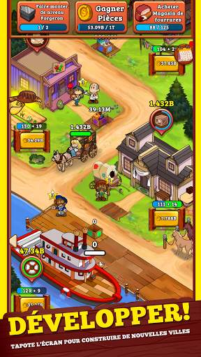 Idle Frontier: Tap Tap Town screenshot 2