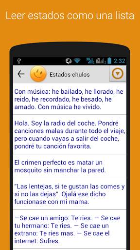 Estados para toda ocasión screenshot 2