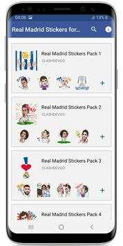 Real Madrid Stickers ! WAStickerApps for Whatsapp screenshot 1