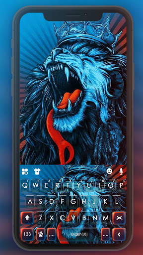 Lion King Roar Keyboard Background screenshot 2