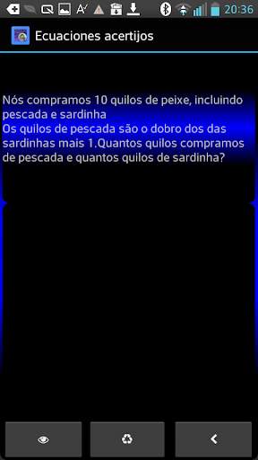 EQUAÇÕES COM EXEMPLOS DA VIDA REAL EXERCICIOS Test screenshot 1