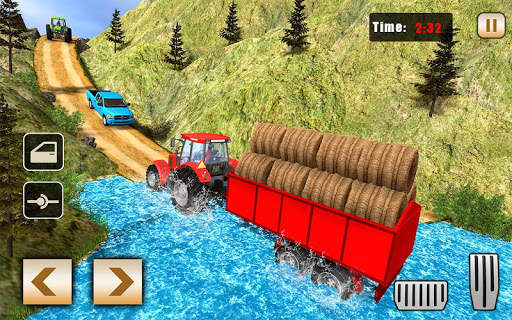 Real Tractor Drive Cargo 3D: New tractor game 2020 screenshot 4