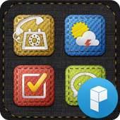Fabric stitch Lancher Theme 1.0