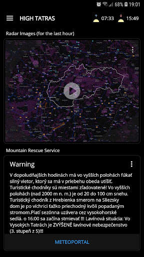 Idem Hore - Počasie a podmienky na horách screenshot 6