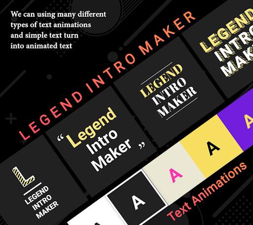 Legend - Intro Maker, Animated Text, Video Maker 5 تصوير الشاشة