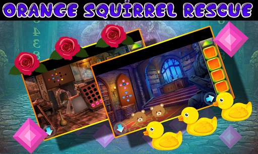 Best Escape Games  33 Orange Squirrel Rescue Game screenshot 3