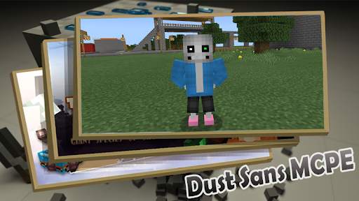 Dust Sans Undertale Mod for Minecraft PE screenshot 2