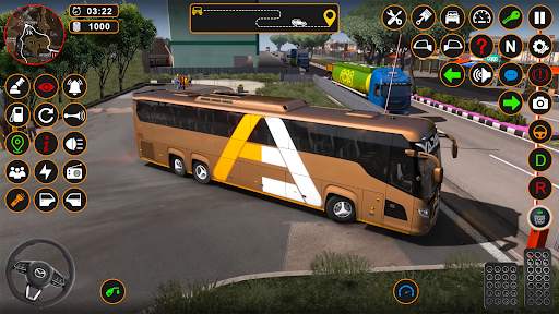 City Coach Bus Driving Games screenshot 4