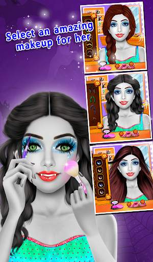 Halloween Princess Makeover Salon Games screenshot 3