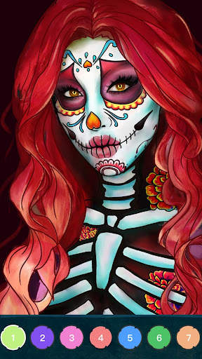 Zombie Coloring - Color by Num screenshot 4