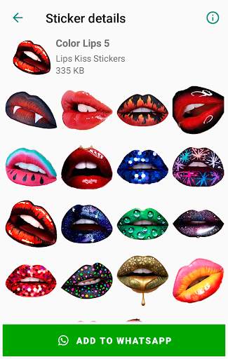 Lips Kiss Stickers for WhatsApp 💋 WAStickerApps screenshot 7
