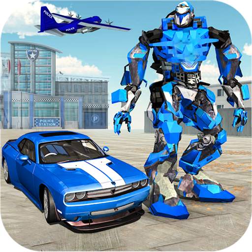 Robot Car Transporter - US Police Robot Transform 1.0