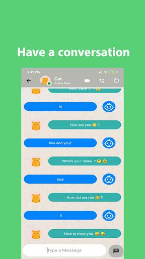 Vedio call and Chat from Cat Simulation screenshot 4