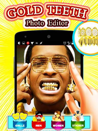 Gold Teeth Photo Editor 1 تصوير الشاشة