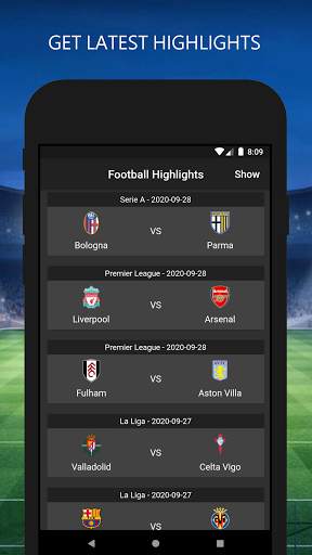 Football Highlights screenshot 1