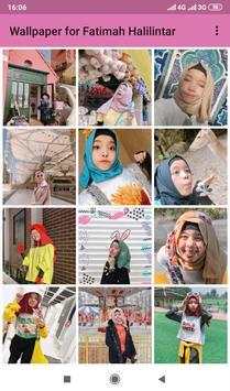 Wallpaper Foto Fatimah Halilintar screenshot 4