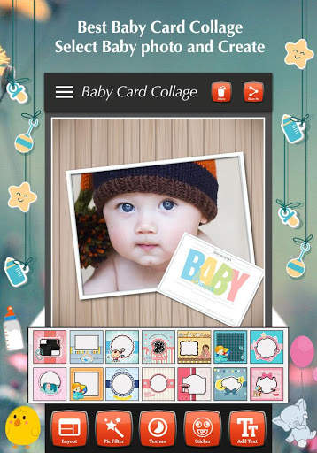 Baby Collage Maker - Baby Card, Frame & Collage screenshot 3