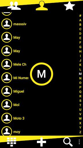 THEME EXDIALER MIXER YELLOW screenshot 3
