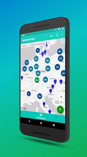 Feinstaub-App screenshot 1