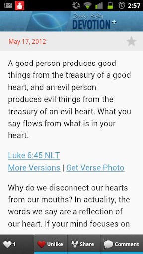 Daily Bible Devotion  screenshot 1