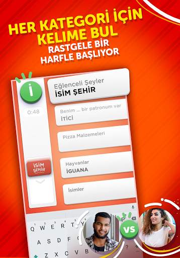 İsim Şehir - Kategori Oyunu screenshot 9