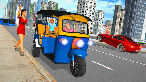 Tuk Tuk Rickshaw Simulator: Modern Tuk Tuk Games screenshot 4