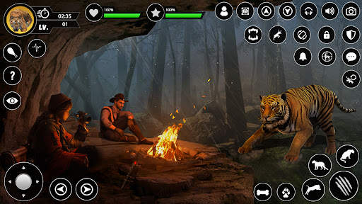 Wild Tiger Sim: Animal Games screenshot 1