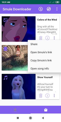 Download video, sound for Smule - SDownloader screenshot 5