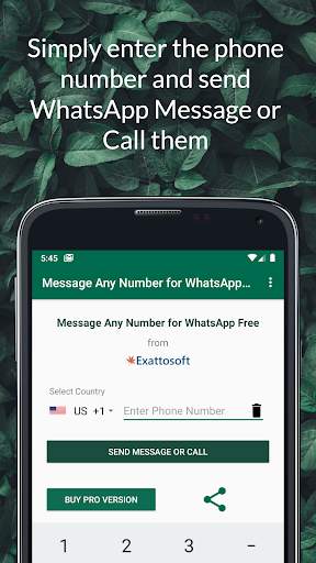 WhatsMessage - Free Chat, Call Without Number Save screenshot 4