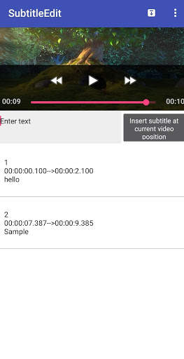 SubEdit - Edit, create, synchronize subtitles screenshot 6