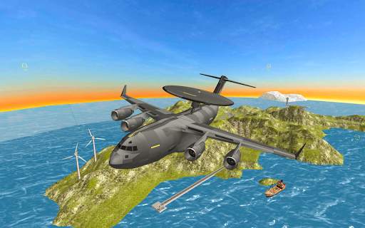 War Plane Flight Simulator Challenge 3D screenshot 5