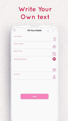 Wedding Card Maker(Save the date) screenshot 3