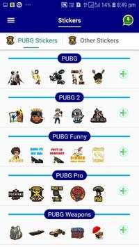 NEW PUBG Stickers for Whatsapp - PBG Game Stickers screenshot 2