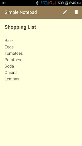 Simple Notepad screenshot 2