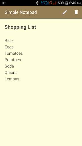 Simple Notepad screenshot 2