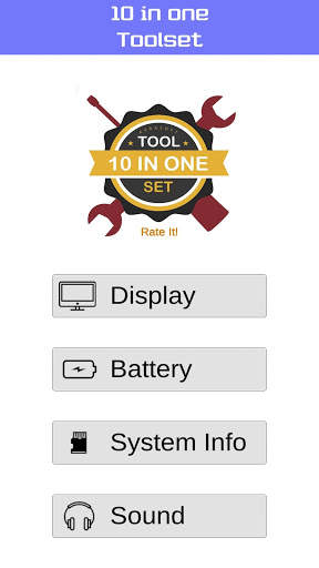 10 in One Toolkit, tester toolbox for mobile screenshot 1