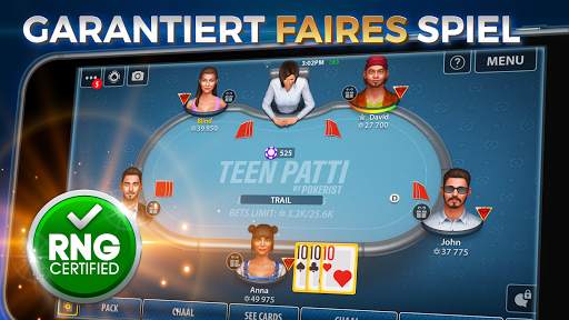 Teen Patti von Pokerist screenshot 1