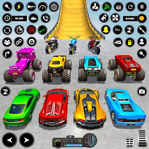 Crazy Ramp Car Stunt Master 3D screenshot 2