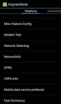 Mediatek engineering mode app screenshot 2
