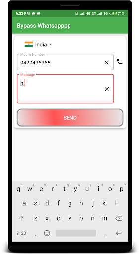 Send Msg in Whats App without Saving Number screenshot 3