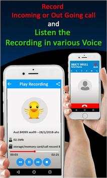 Listen Someone call on Mobile using Voice Changer screenshot 1
