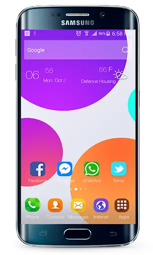 Theme for Nokia 7.2 Launcher screenshot 1