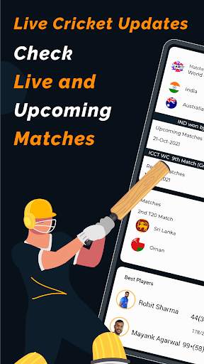 Live Cricket Score Updates screenshot 1