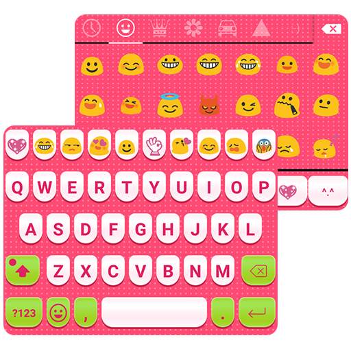 Cute Pink Emoji Keyboard Theme 1.7.1