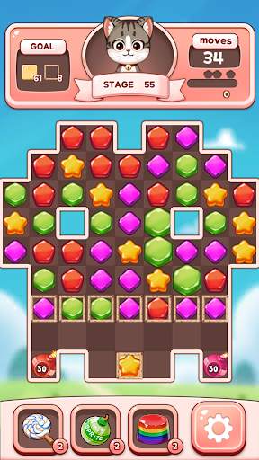 Rainbow Candy Bomb: Match 3 screenshot 8