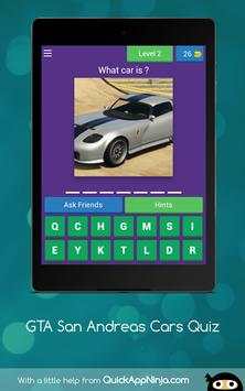 GTA San Andreas Cars Quiz screenshot 16