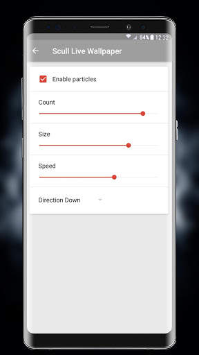 Scull Live Wallpaper screenshot 2