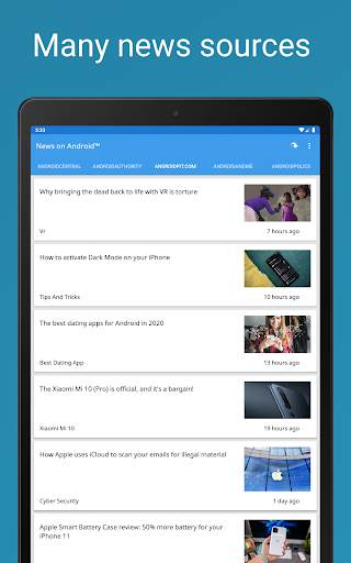 News on Android™ 18 تصوير الشاشة