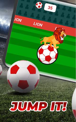 Lion Football Jump screenshot 2