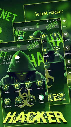 Secret Hacker APUS Launcher Theme screenshot 5